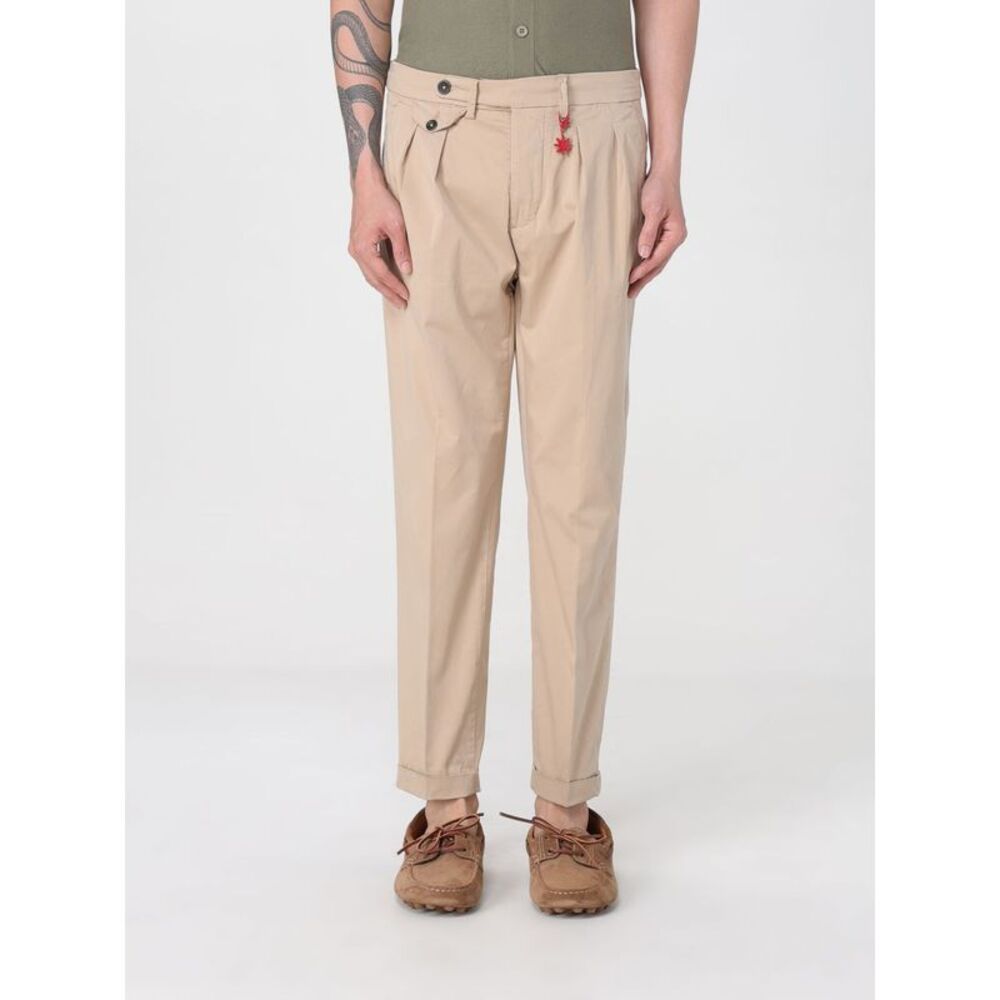 Manuel Ritz Pants Men Beige